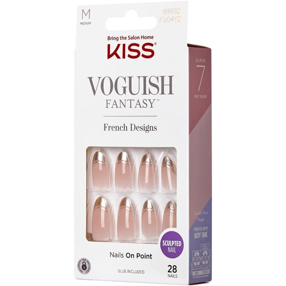 KISS Voguish Fantasy Medium Length Nails - Party Crasher - Picture 1 of 4